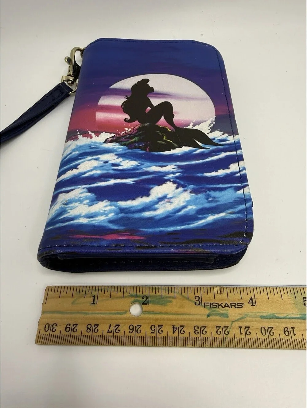 Loungefly Tech Wallet Disney The Little Mermaid Silhouette Clutch Wristlet Strap
